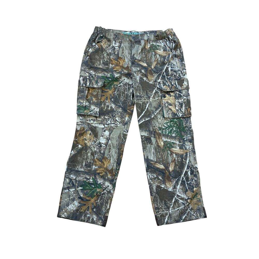 Realtree Edge Women's Cargo Hunting Pants Camo XL 16-18
